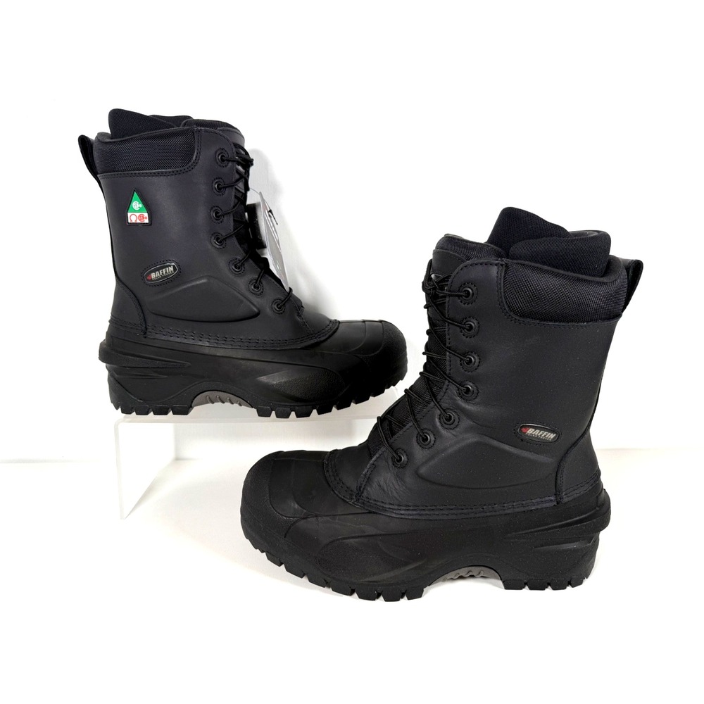 Baffin Workhorse STP Safety Winter Boots US 11 Black -60C Rated Canada Design